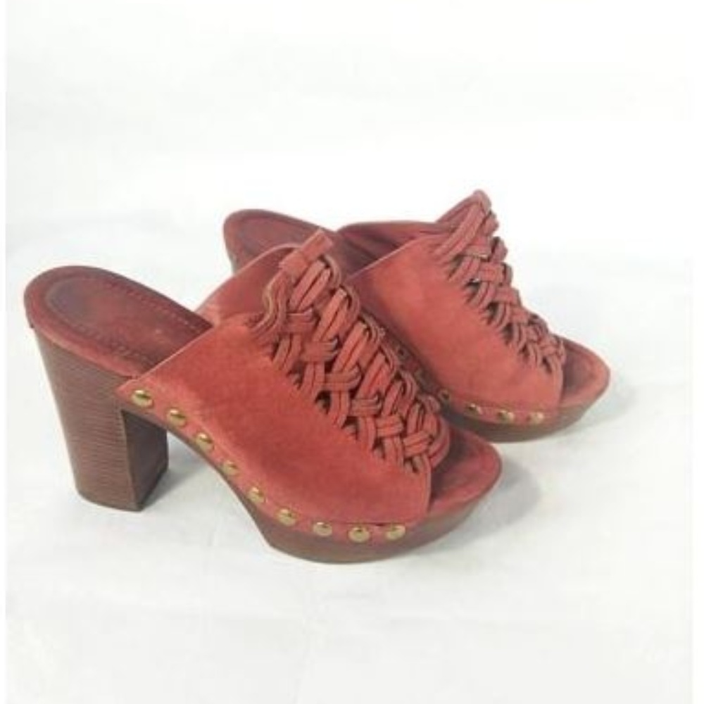 Michael Kors Women's Shoes Suede Wooden Size 7M